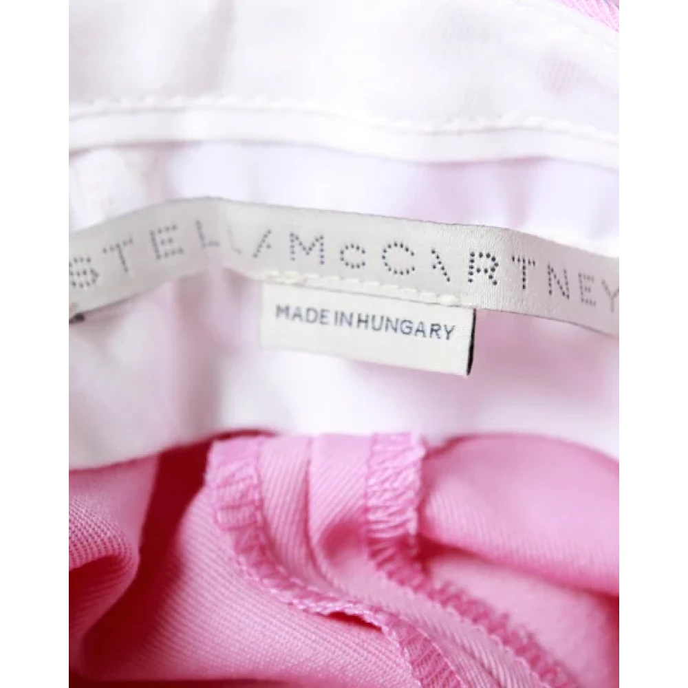 Stella McCartney Pre-owned Wool bottoms Pink Dames