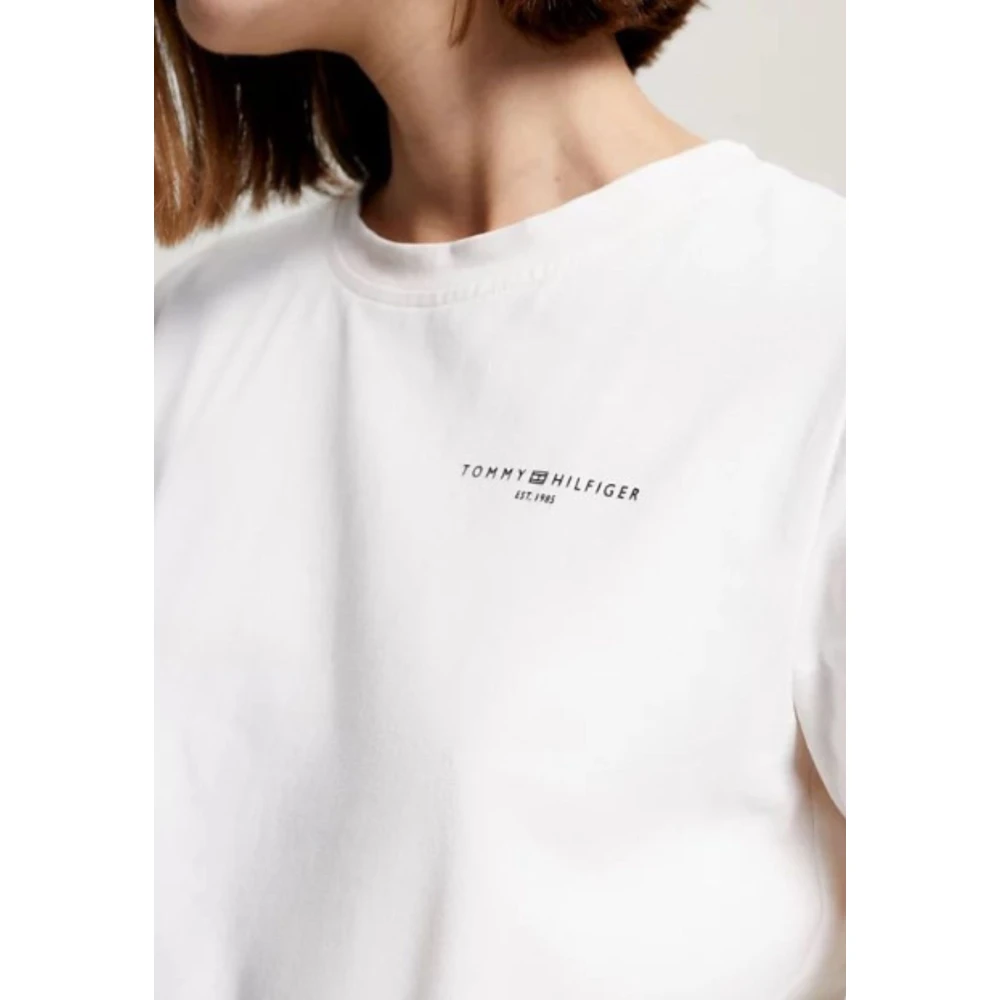 Tommy Hilfiger Vintage Logo T-Shirt White Dames
