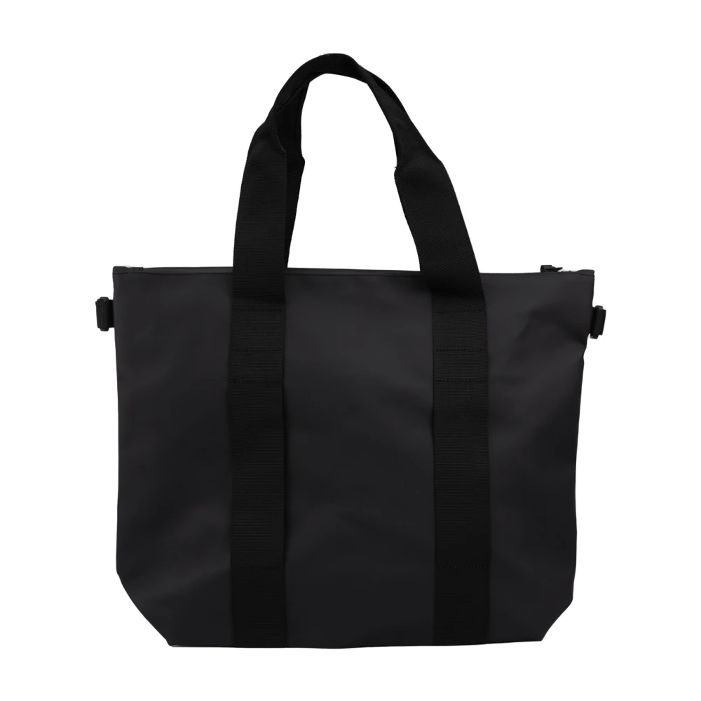 Rains Zwarte technische stoffen koffer Black Dames