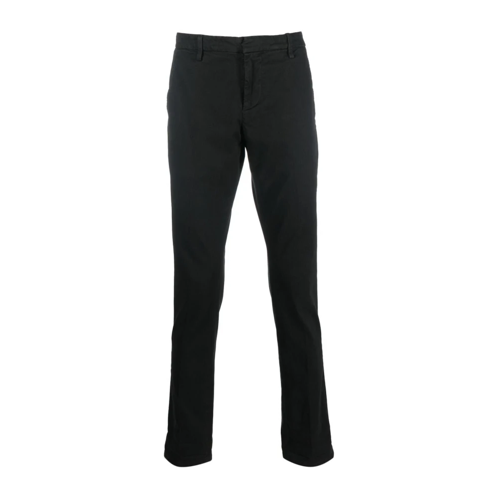 Dondup Zwarte Logo Broek Black Heren