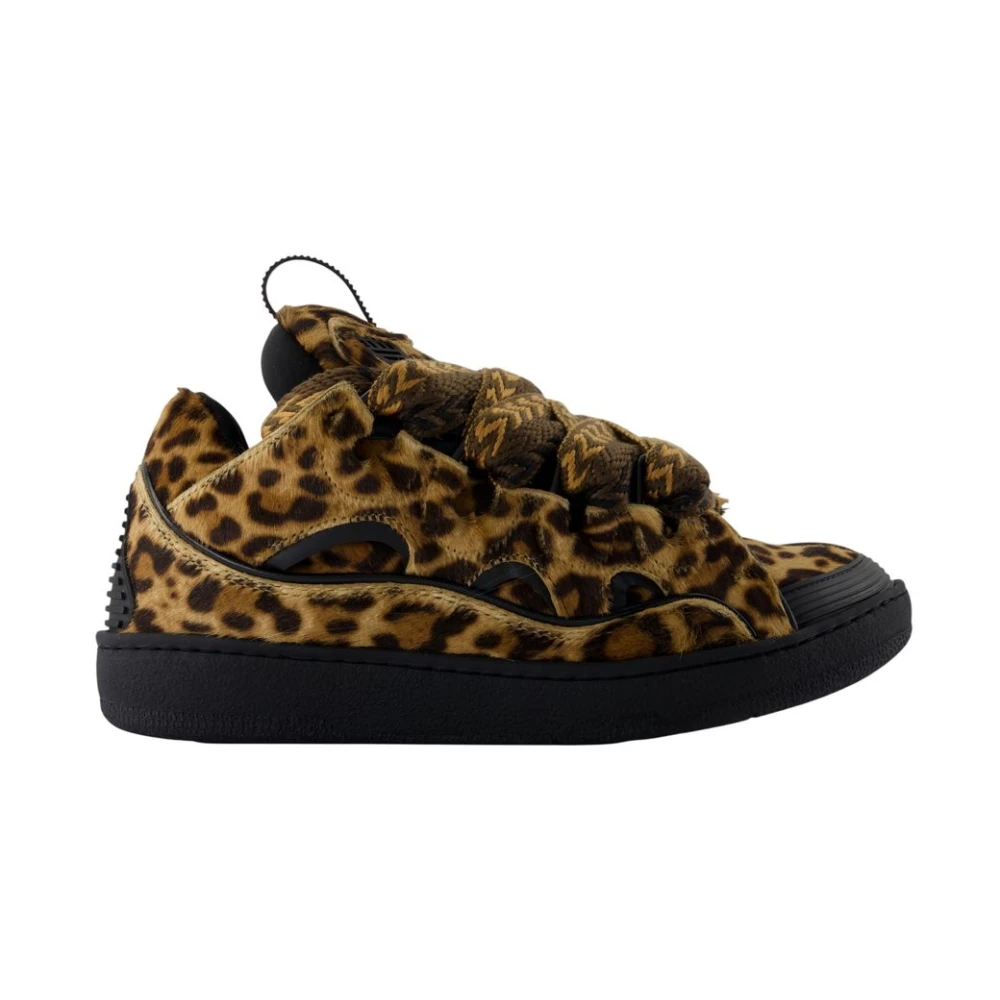 Lanvin Brun Curb Sneakers