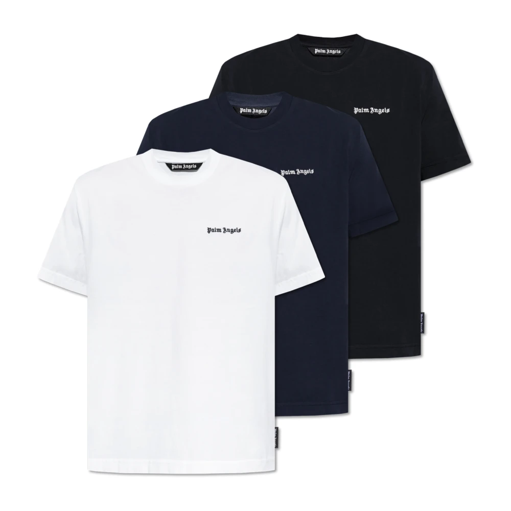 Palm Angels Driepack T-shirts Multicolor Heren