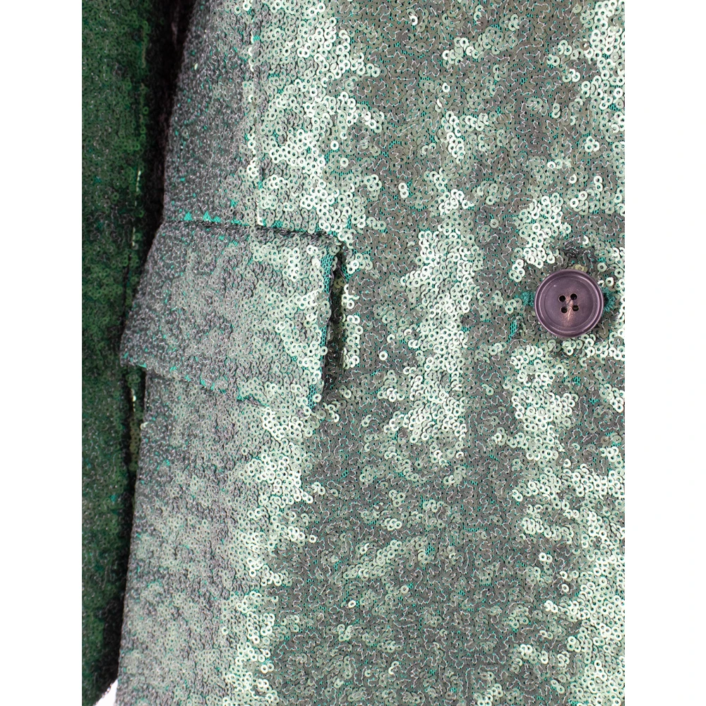 Ermanno Scervino Paillet Reversjasje Green Dames