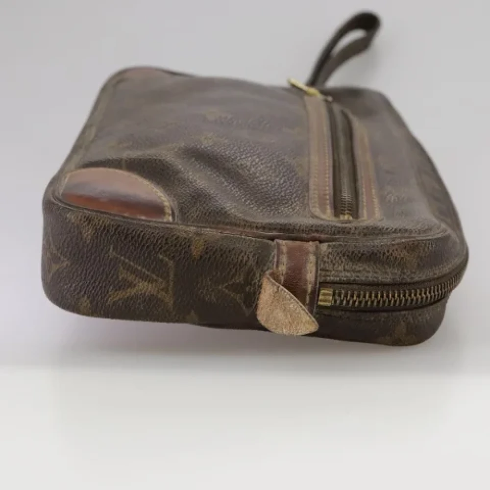 Louis Vuitton Vintage Pre-owned Canvas clutches Brown Dames