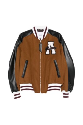 brown-camel-bomber-jacket-with-leather-sleeves