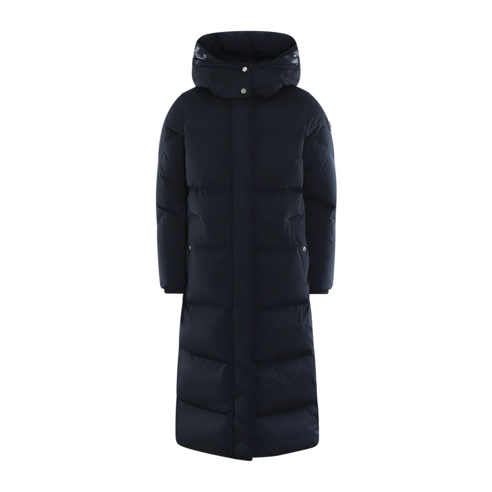 Woolrich Lange Parka Jas voor Vrouwen Blue Dames