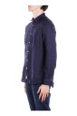 chemise-bleue-a-boutons-en-lin