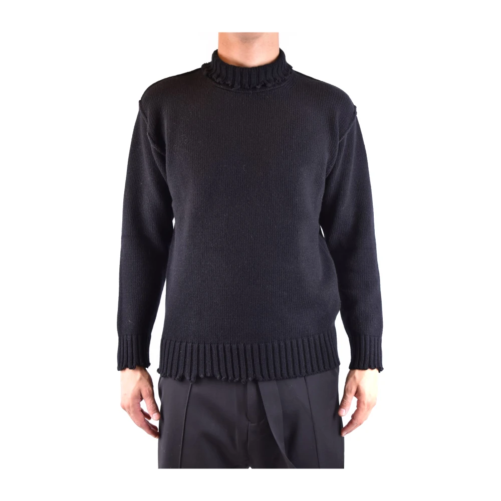 Isabel Benenato Luxe Zwarte Gebreide Kleding Aw22 Black Heren