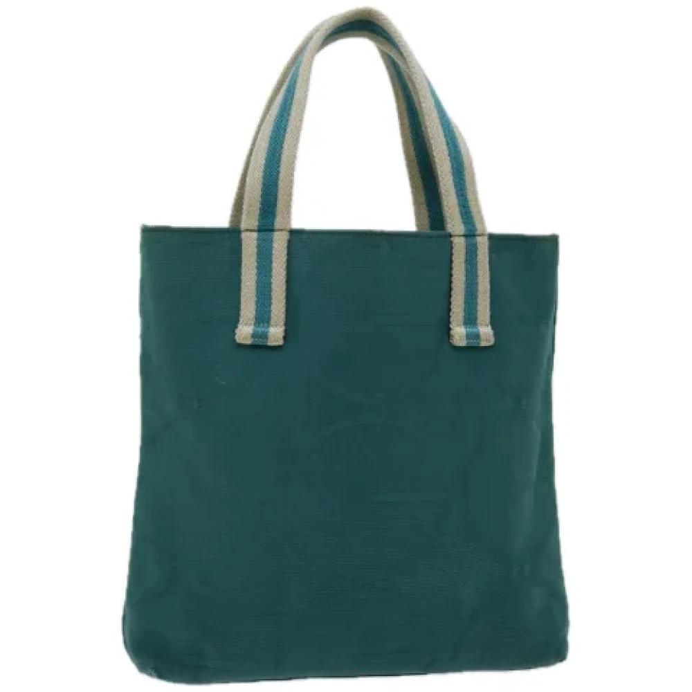 Gucci Vintage Pre-owned Canvas handbags Blue Dames