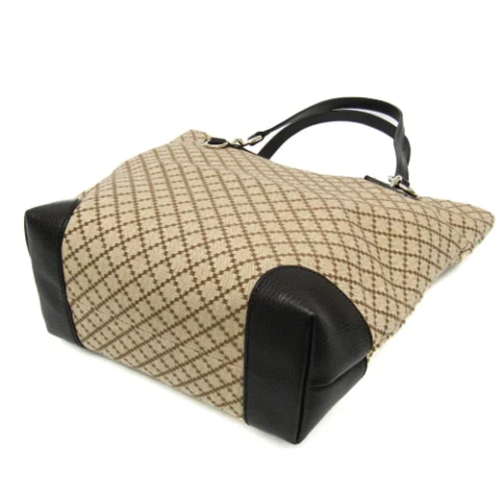 Gucci Vintage Pre-owned Canvas totes Beige Dames