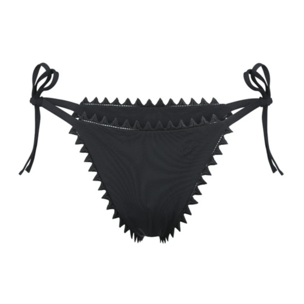 Jacquemus Black Picot Bikini Bottom - Female - Bikinis - Xs - Swimwear