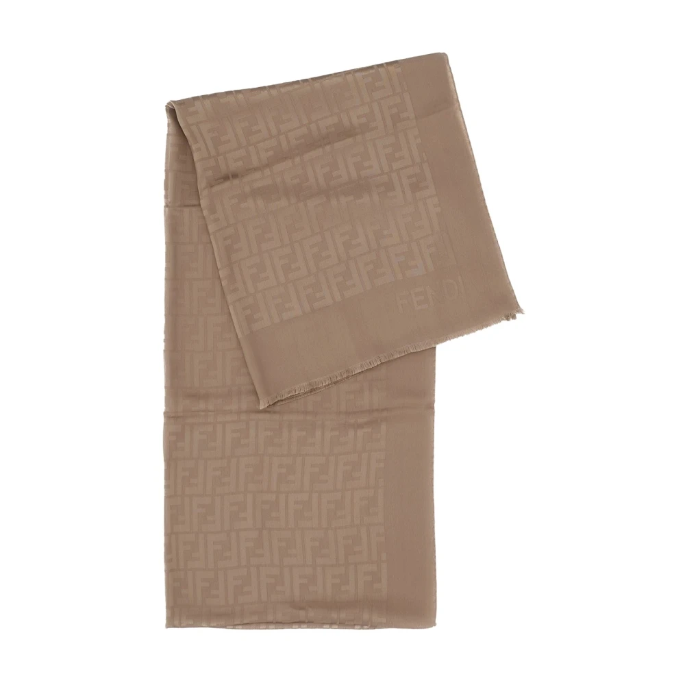 Fendi Women's Beige Ff Stole