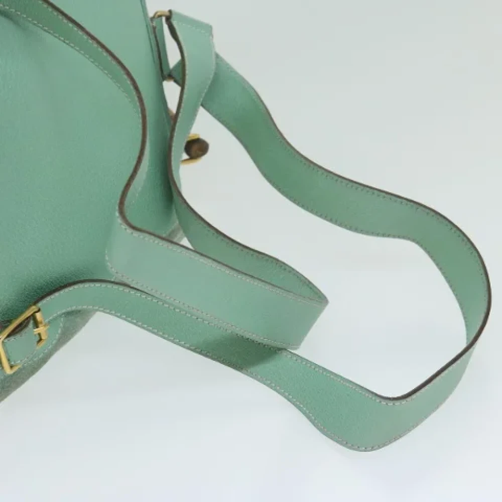 Gucci Vintage Pre-owned Suede backpacks Blue Dames