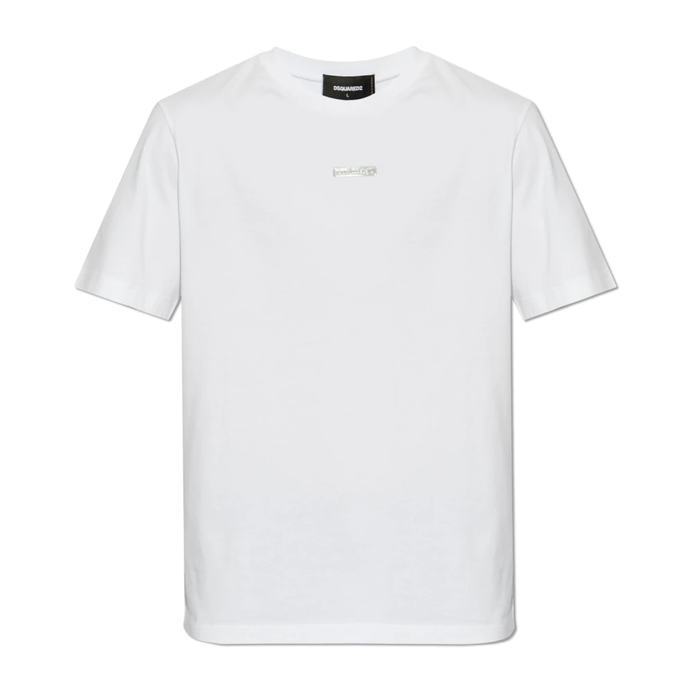 Dsquared2 Witte T-shirt en Polo Collectie White Heren