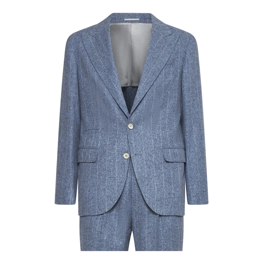 BRUNELLO CUCINELLI Heldere Blauwe Jurken voor Vrouwen Blue Heren