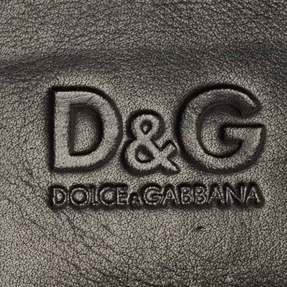 Dolce & Gabbana Pre-owned Leather home-office Black Dames