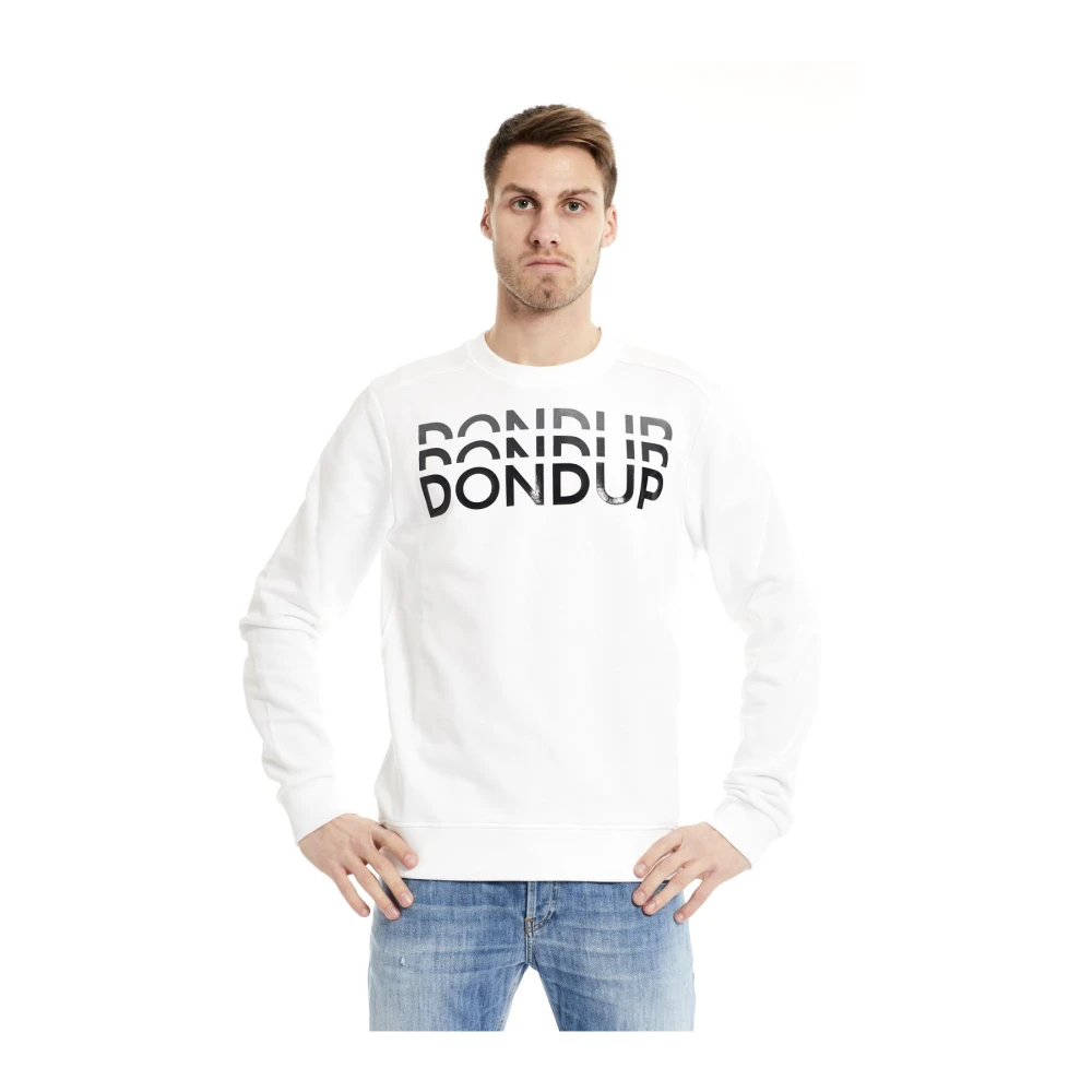 Dondup Stijlvolle Fleece Trui White Heren