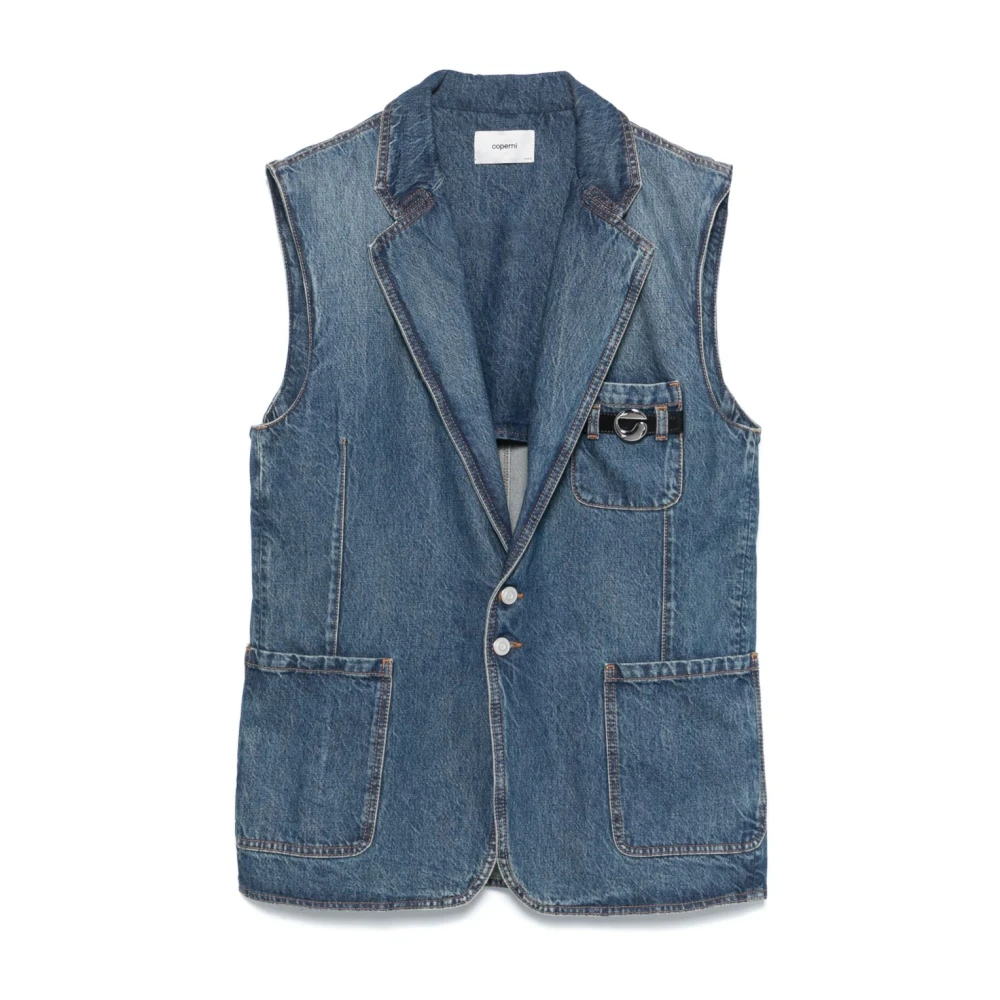 Coperni Blauwe Knoopjas met Zakken Blue Dames