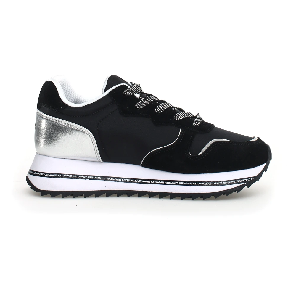 W6Yz Svart Paljett Sneakers Black, Dam