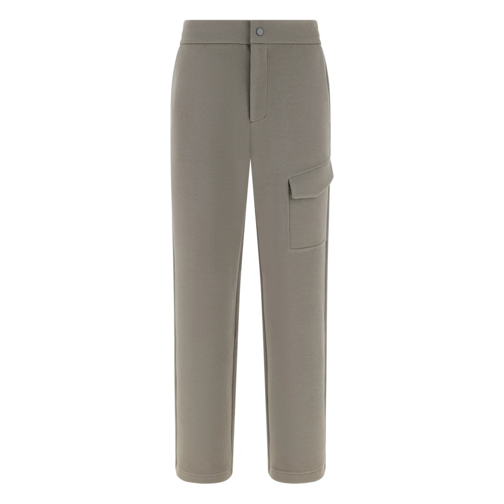 Boggi Milano Herren Grau B Tech Baumwollmischung Scuba Piqué Hose