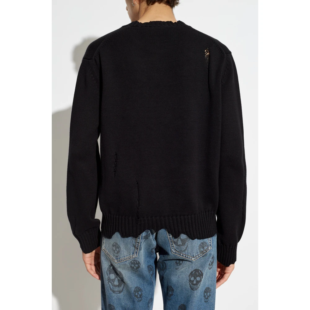 alexander mcqueen Trui met logo Black Heren
