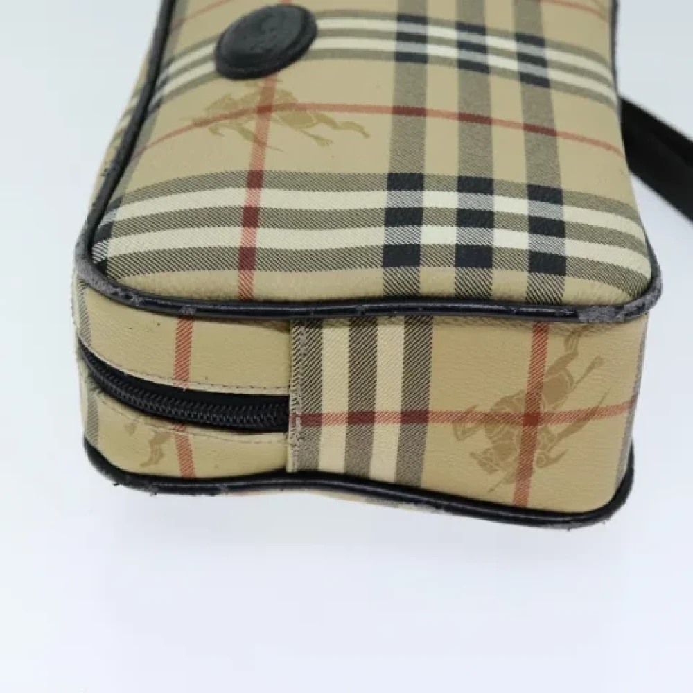 Burberry Vintage Pre-owned Leather clutches Beige Dames