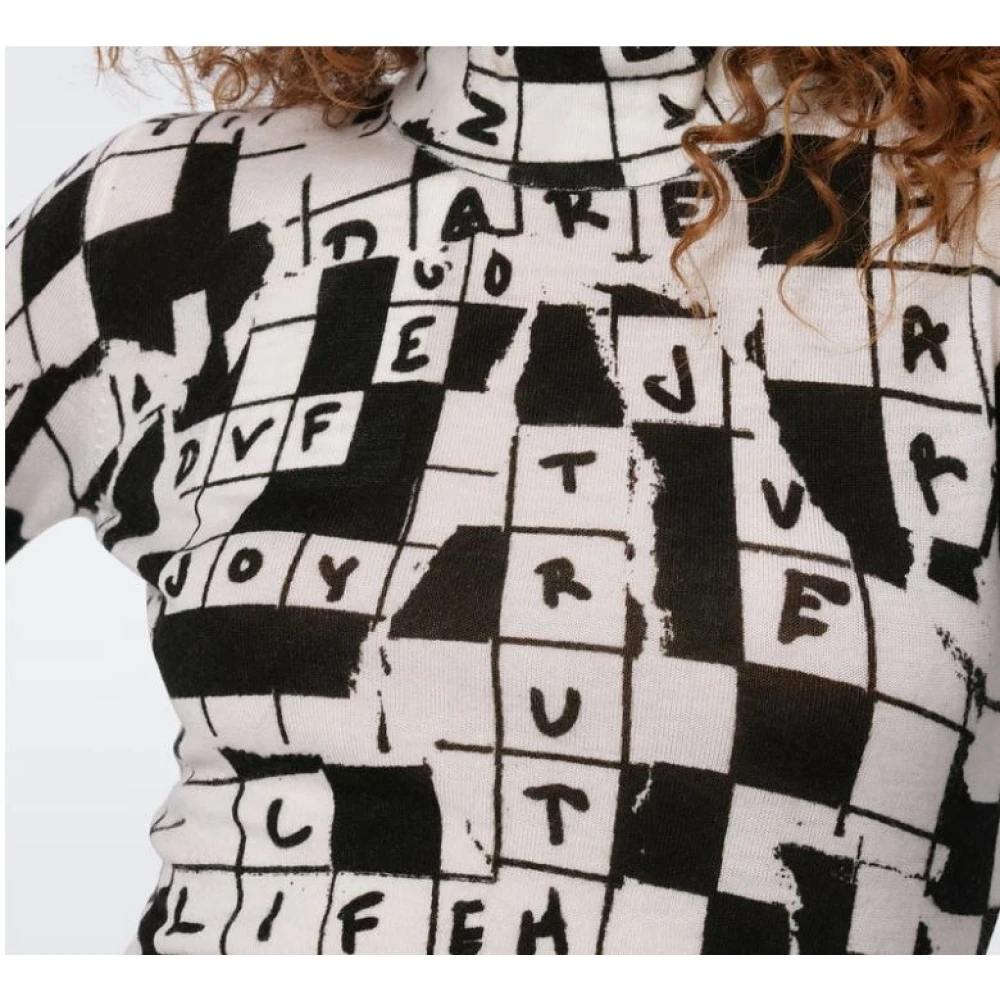 Diane Von Furstenberg Witte Truien voor Vrouwen White Dames