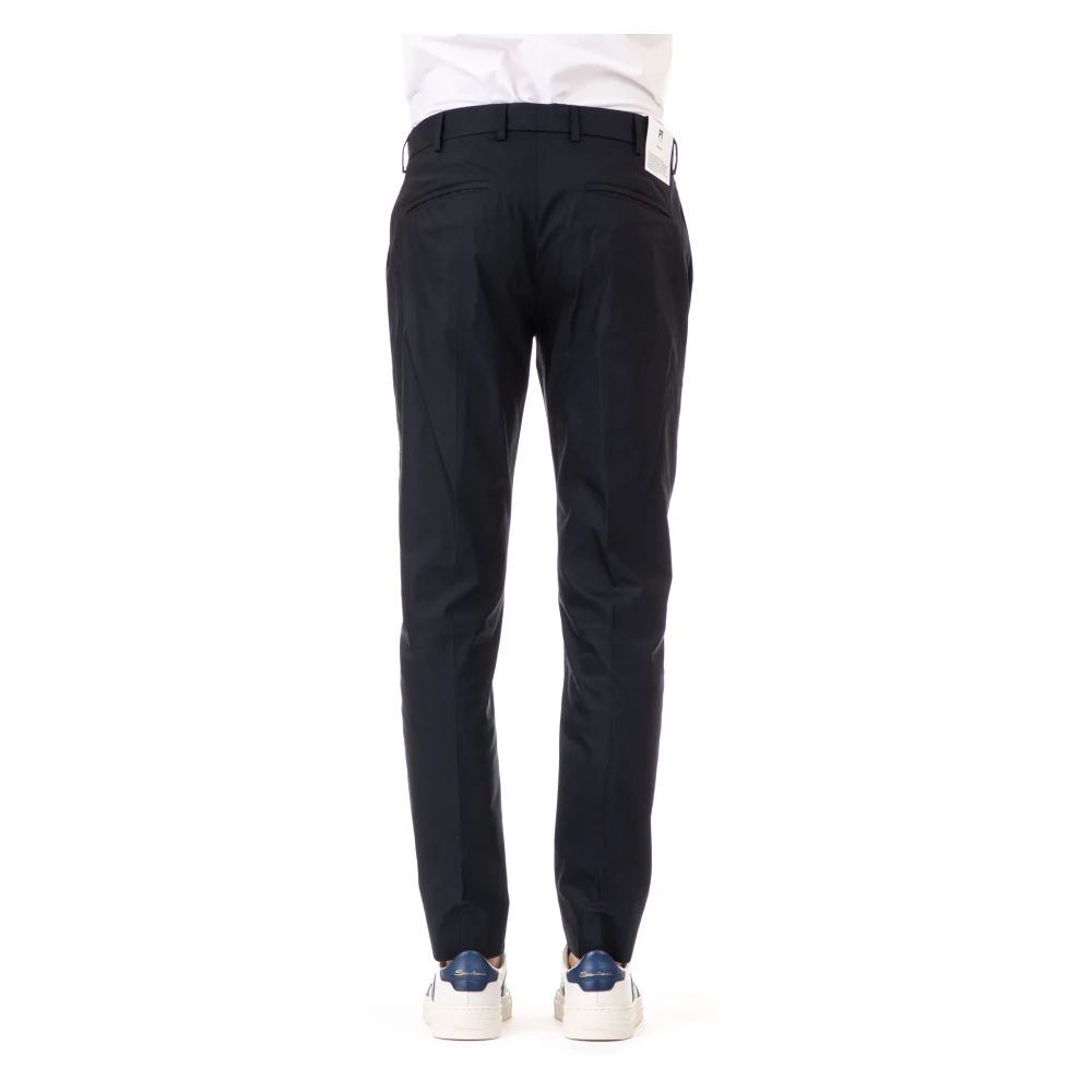 PT Torino Blauwe Actieve Katoenen Broek Blue Heren