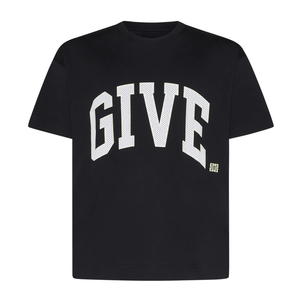 Givenchy College Boxy Fit T-Shirt Black Heren