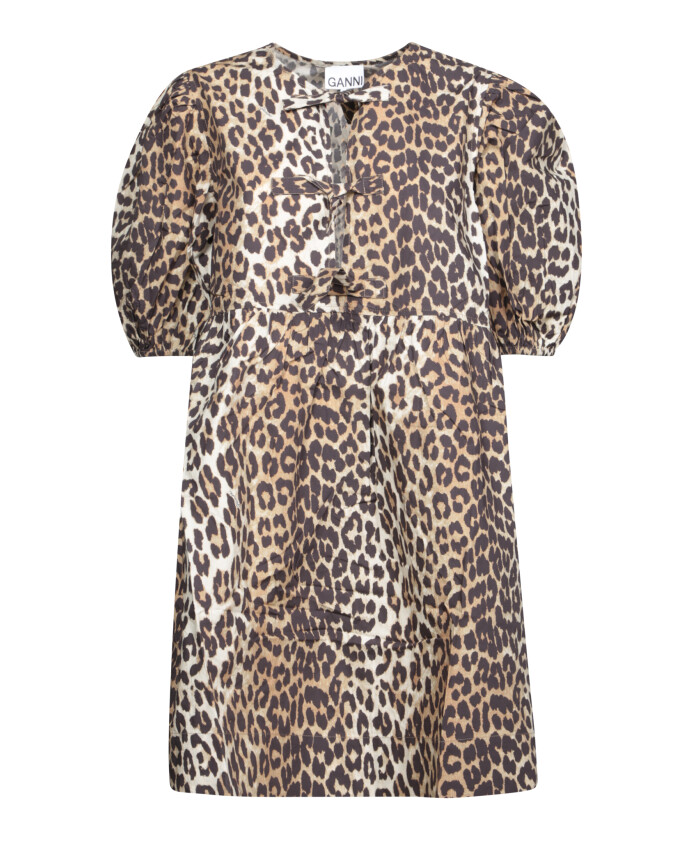 robe-marron-a-imprime-leopard