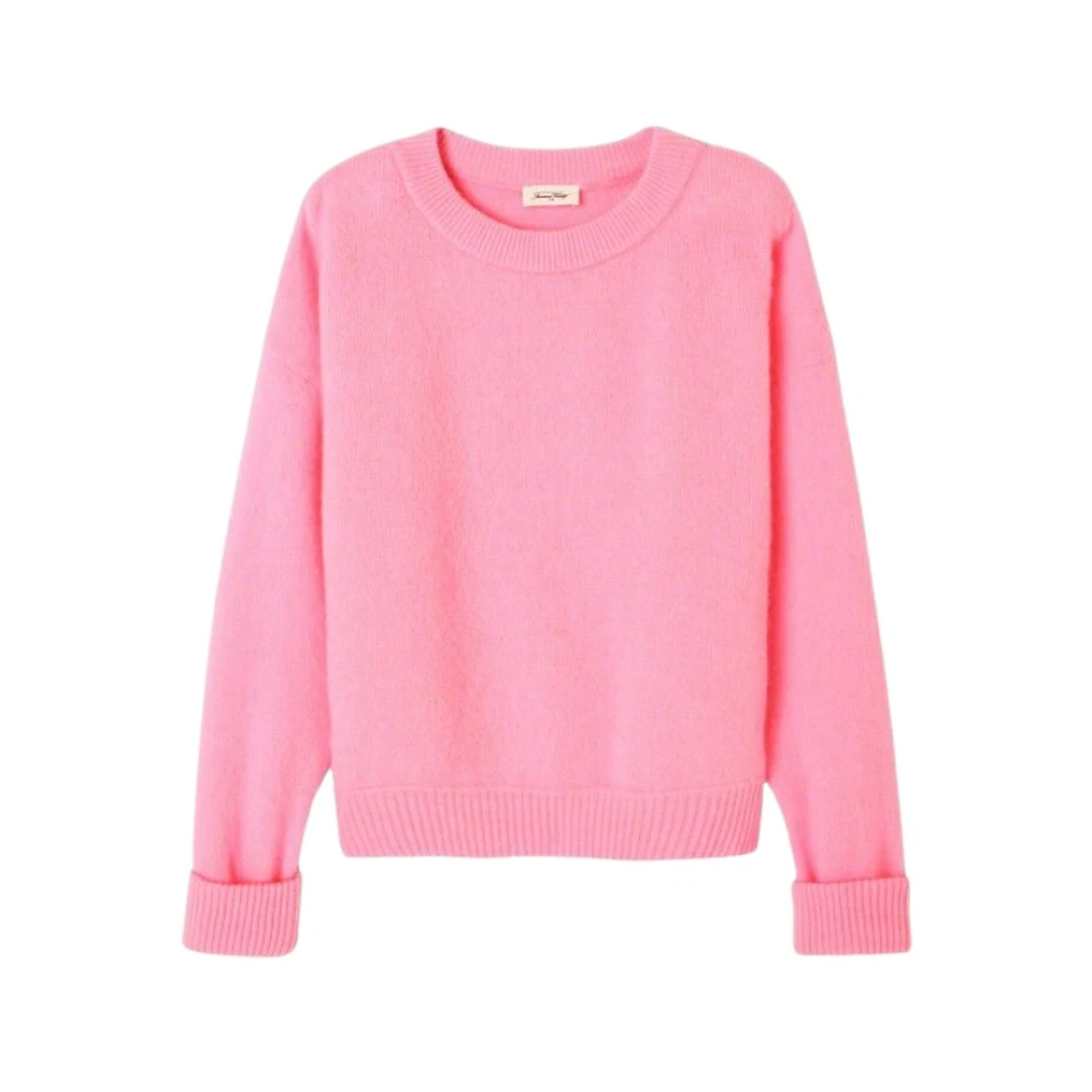 American Vintage Damen Rosa Strickwaren, Mgröße: