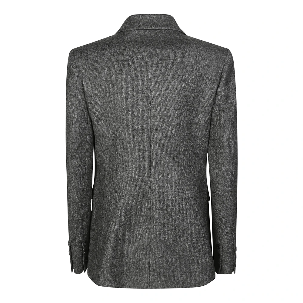 pinko Flanellen Jas Zout en Peper Gray Dames