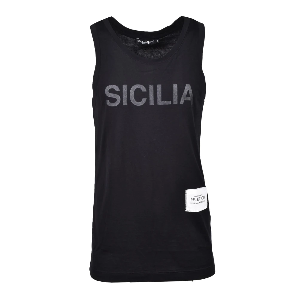 Dolce & Gabbana Tshirt Black Heren
