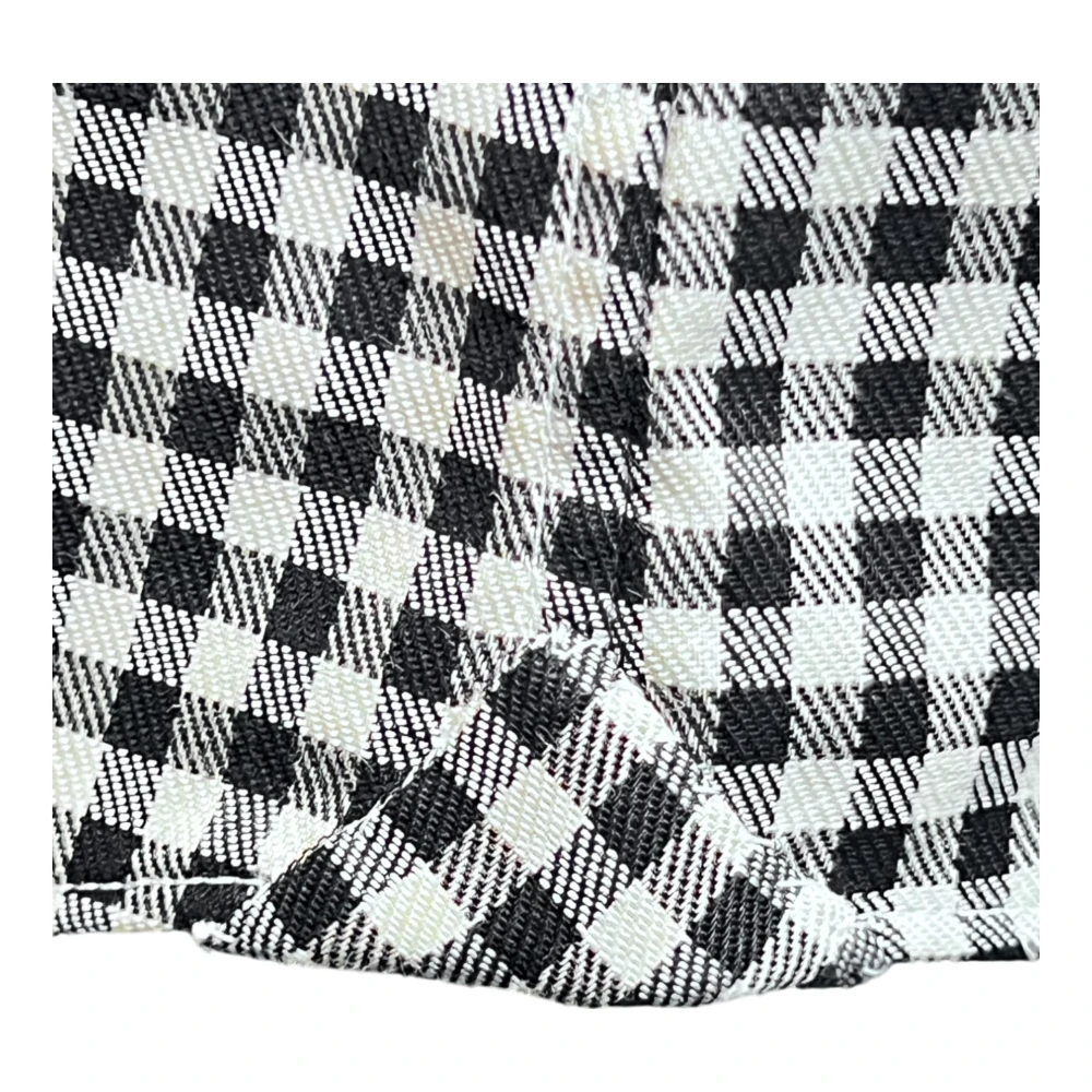 Salvatore Piccolo Met de hand vervaardigd Neapolitaans geruit overhemd Black Heren