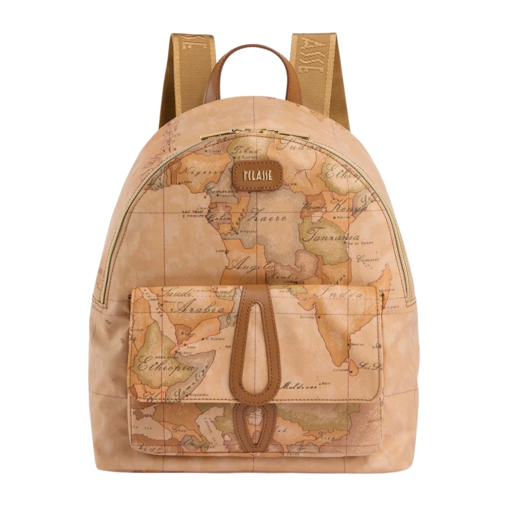 Alviero Martini 1A Classe Women's Brown Backpacks, One Size, Soft Petals Zaino