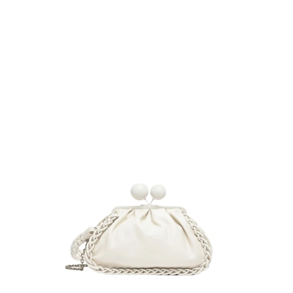 Max Mara Weekend Medium Pasticcino Tas in Natuurlijk Leer White Dames