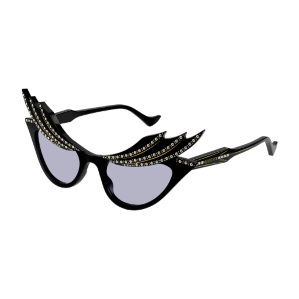 Gucci Cat Eye Solglasögon Black, Unisex