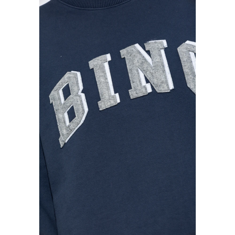Anine Bing Tyler sweatshirt met logo Blue Dames