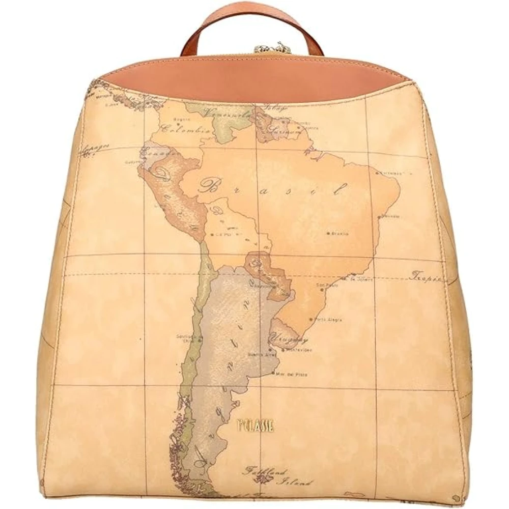 Alviero Martini 1a Classe Geo Classic Beige Rugzak Beige Dames