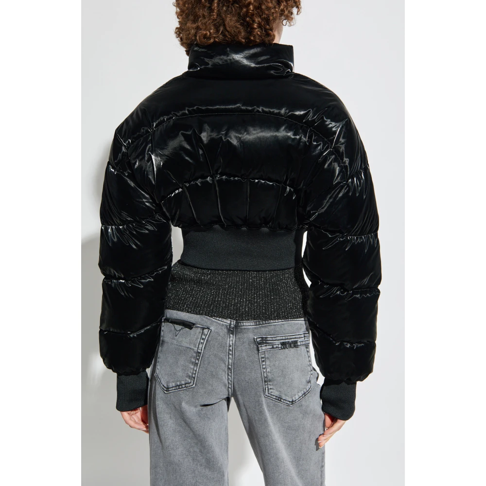 Versace Jeans Couture Korte donsjas Black Dames