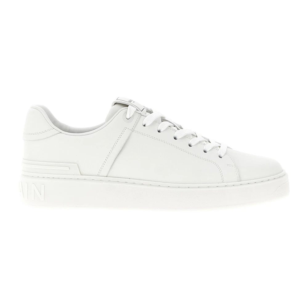 Balmain White B-Court Trainers - Female - Sneakers - 7 Uk - Shoes