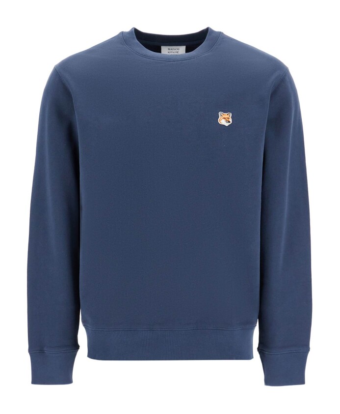 fox-head-patch-crewneck-sweatshirt