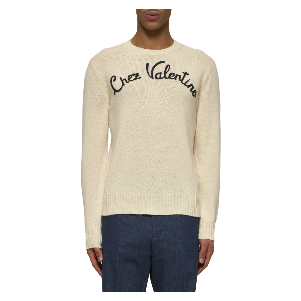 Valentino Elegante Rode Jurk Beige Heren