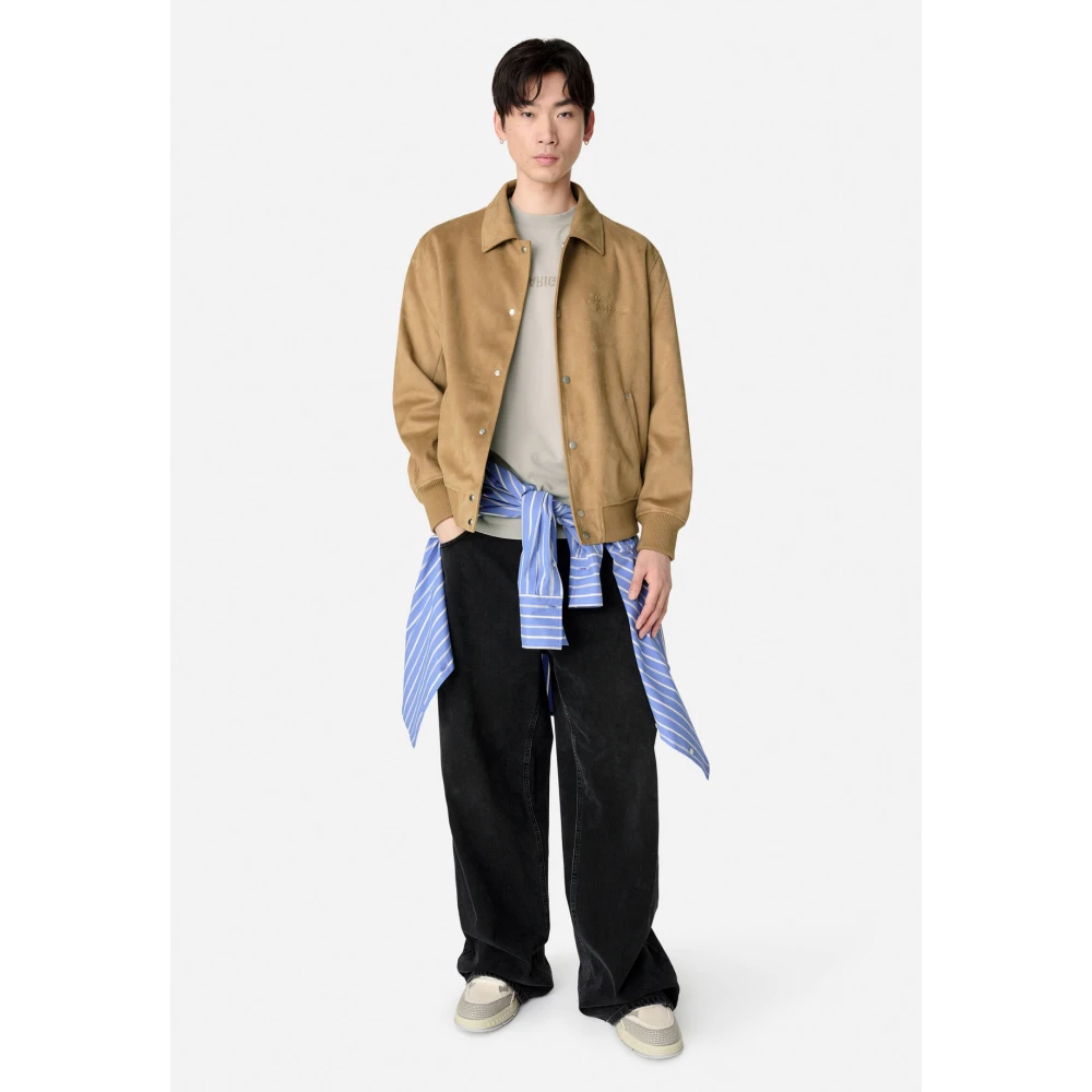 Axel Arigato Archetype Varsity Jacket Brown Heren