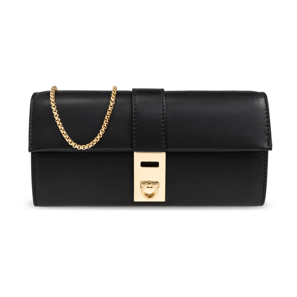 Salvatore Ferragamo Portemonnee aan een ketting Black Dames