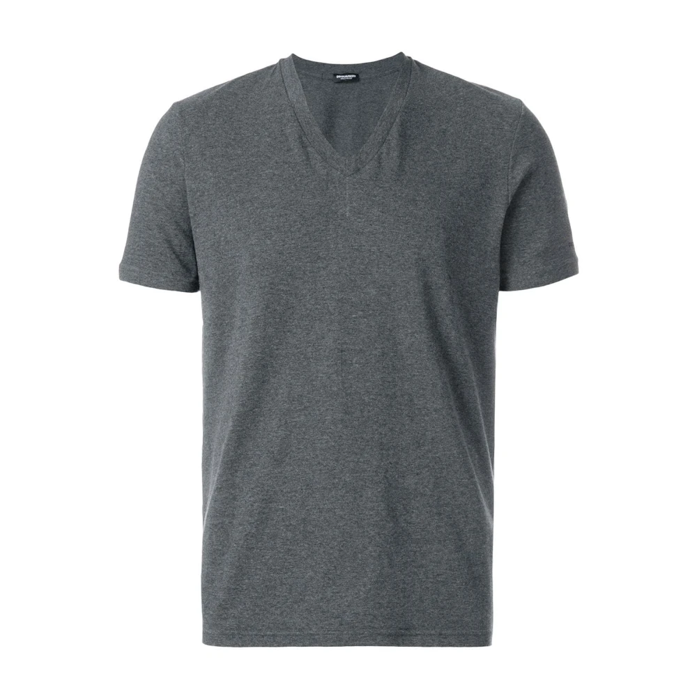 Dsquared2 Grijze T-shirts en Polo's Katoenmix Gray Heren