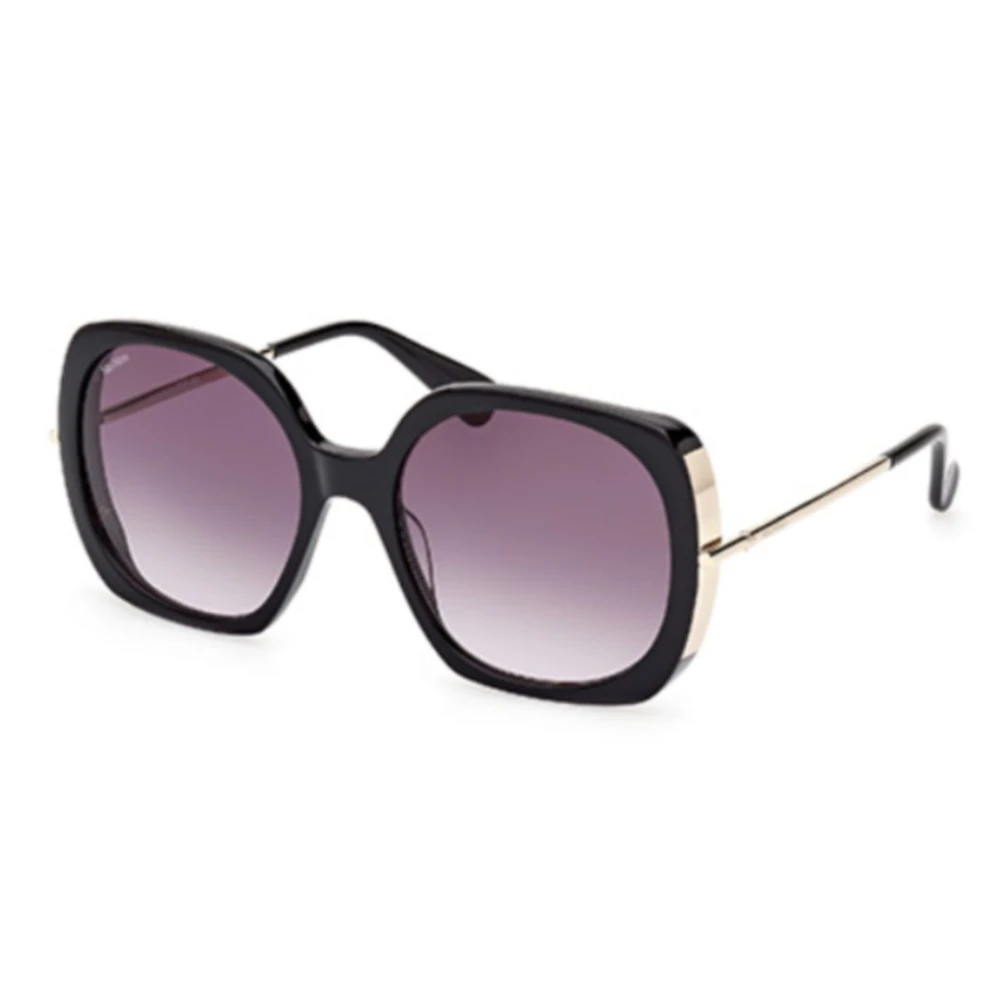 Max Mara Black Sunglasses, Unisex, 58 Mm, Sunglass