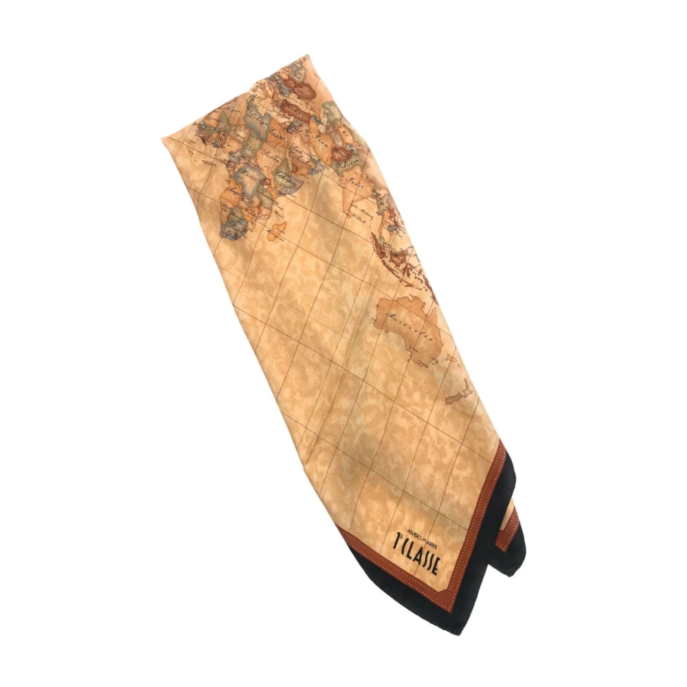 Alviero Martini 1a Classe Geo Classic Sjaal Aloe Brown Dames