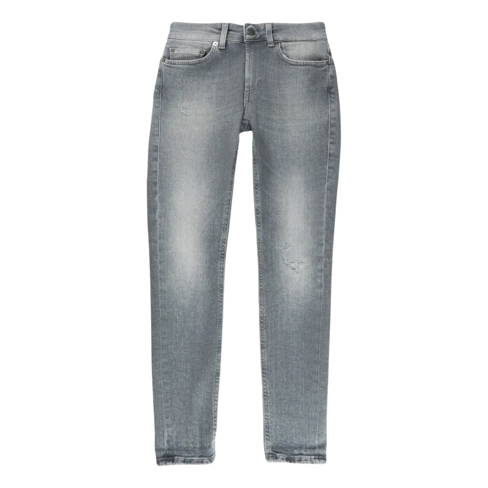 Dondup Moderne Monroe Skinny Jeans Katoenen Materiaal Gray Dames