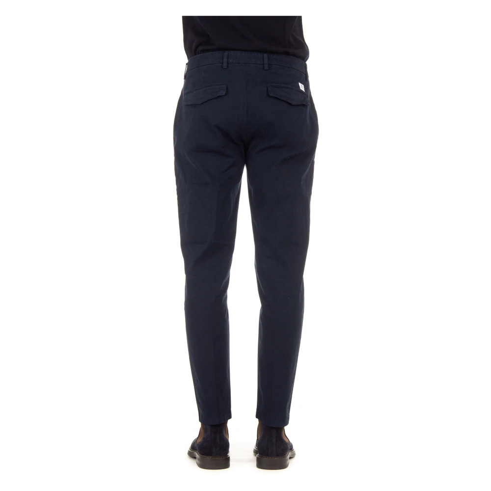 Department Five Blauwe Broek met Verborgen Knoop Blue Heren